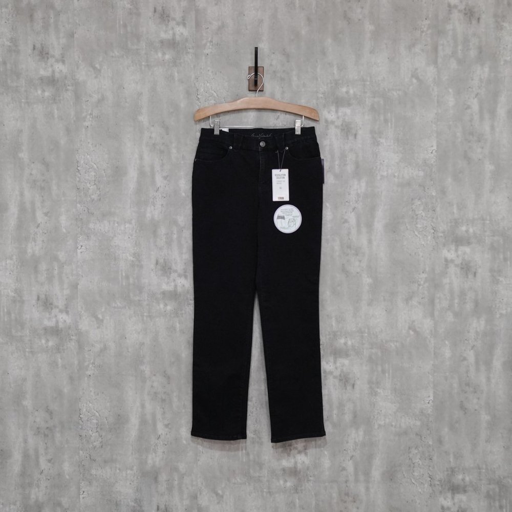 Gloria Vanderbilt Straight Leg Mid Rise Jeans, 6